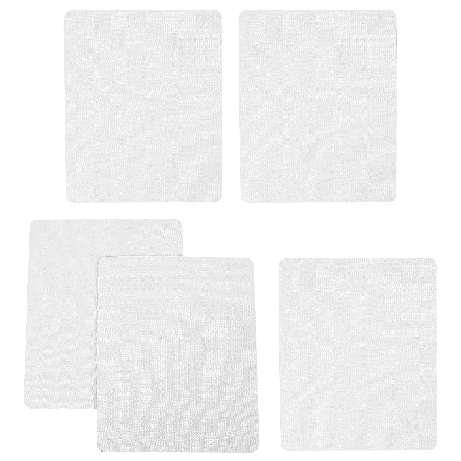 Mouse Pad Blank Sublimation - แผ่นรองเมาส์เปล่าสำหรับงานซับลิเมชั่น 5 ชิ้น ฐานยางคุณภาพสูง สัมผัสสบายมือ ขนาดใหญ่