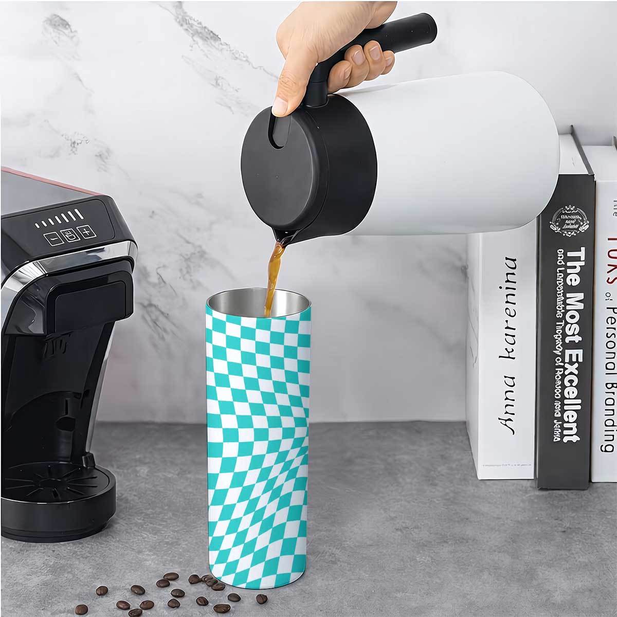 แก้วเก็บอุณหภูมิสแตนเลสลายตารา - Tumbler 20Oz White บทวิจารณ์และราคา