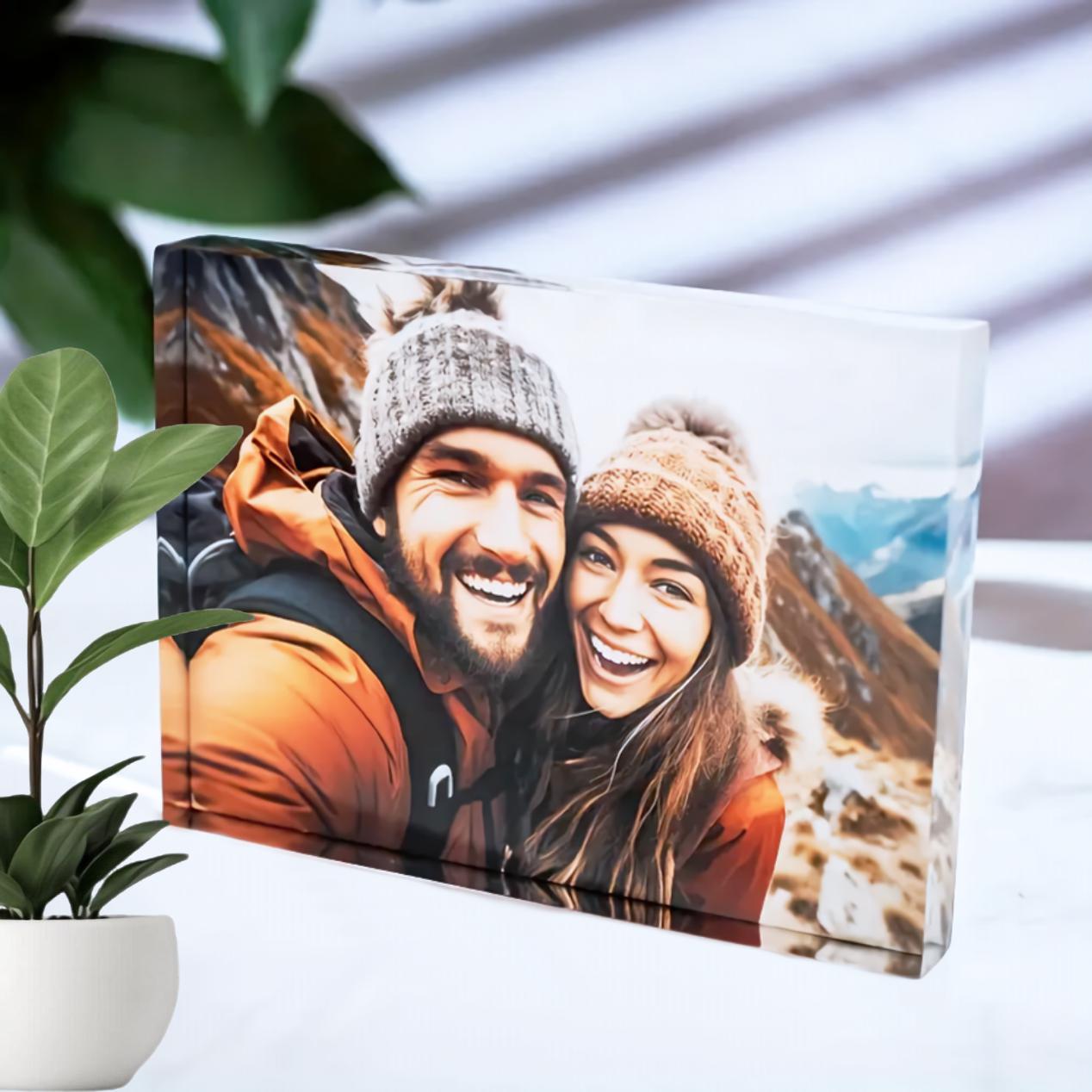 บล็อกอะคริลิกใสสำหรับใส่รูปภาพ - Photo Acrylic Block บทวิจารณ์และราคา