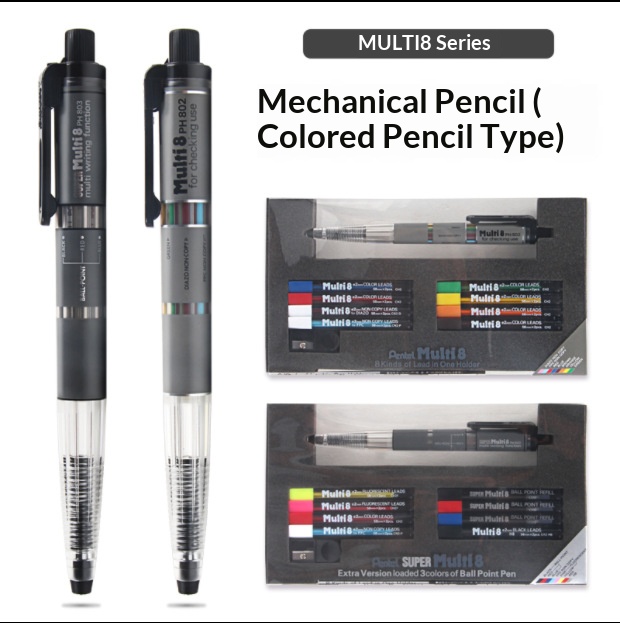 เพนเทล มัลติ 8 อิน 1 คัลเลอร์  - Staedtler Pencil Lumocolor บทวิจารณ์และราคา