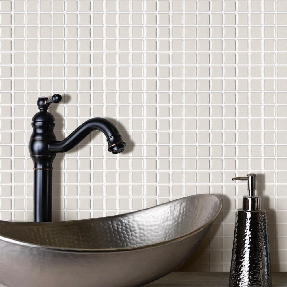 สติ๊กเกอร์ติดผนังแบบมีกาวในตัว - Ceramic Tile Blank บทวิจารณ์และราคา
