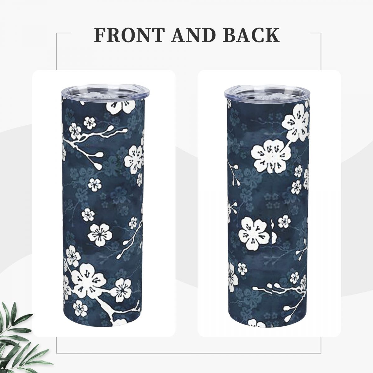 แก้วเก็บอุณหภูมิสแตนเลสลายดอกซ - Tumbler 20Oz White บทวิจารณ์และราคา