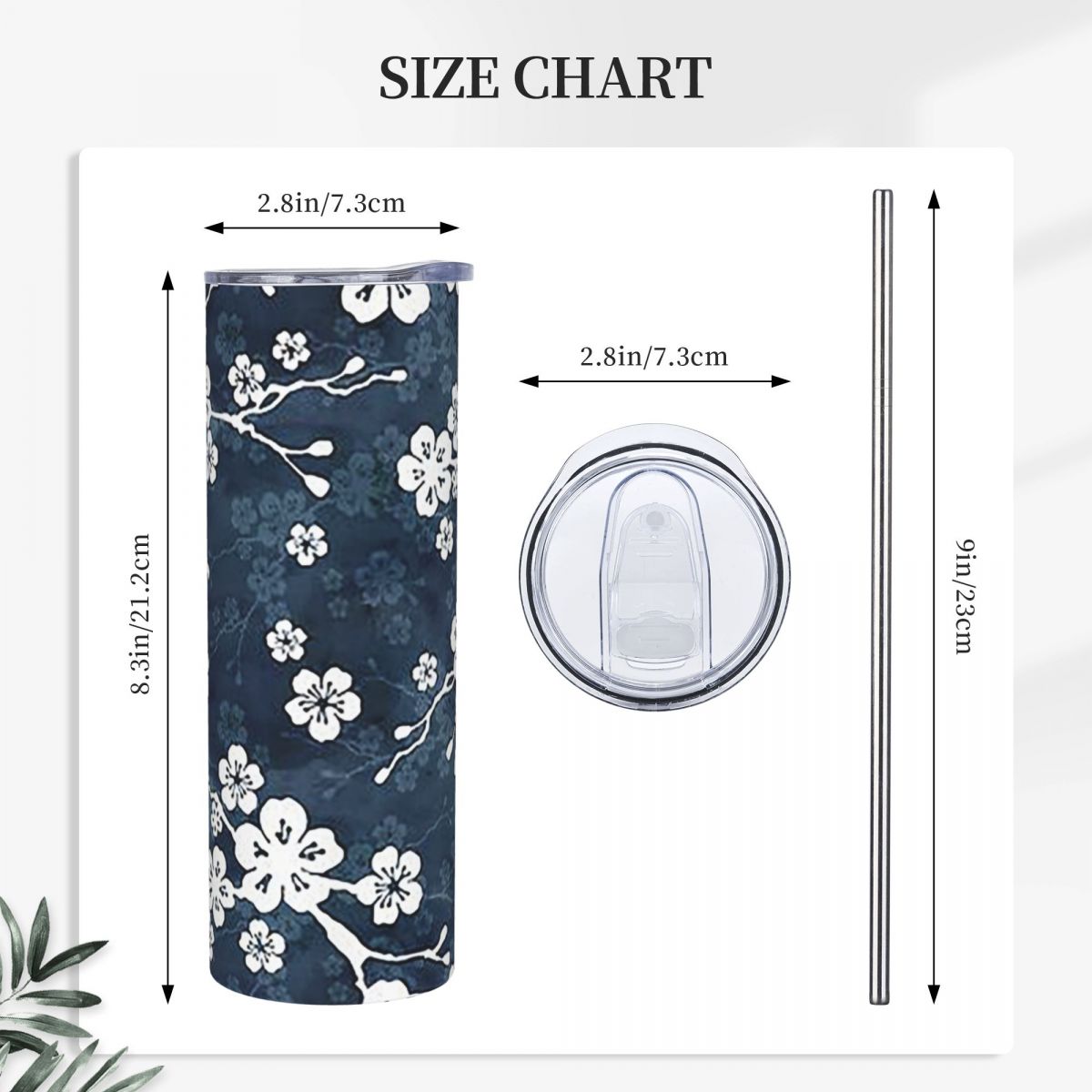 แก้วเก็บอุณหภูมิสแตนเลสลายดอกซ - Tumbler 20Oz White บทวิจารณ์และราคา