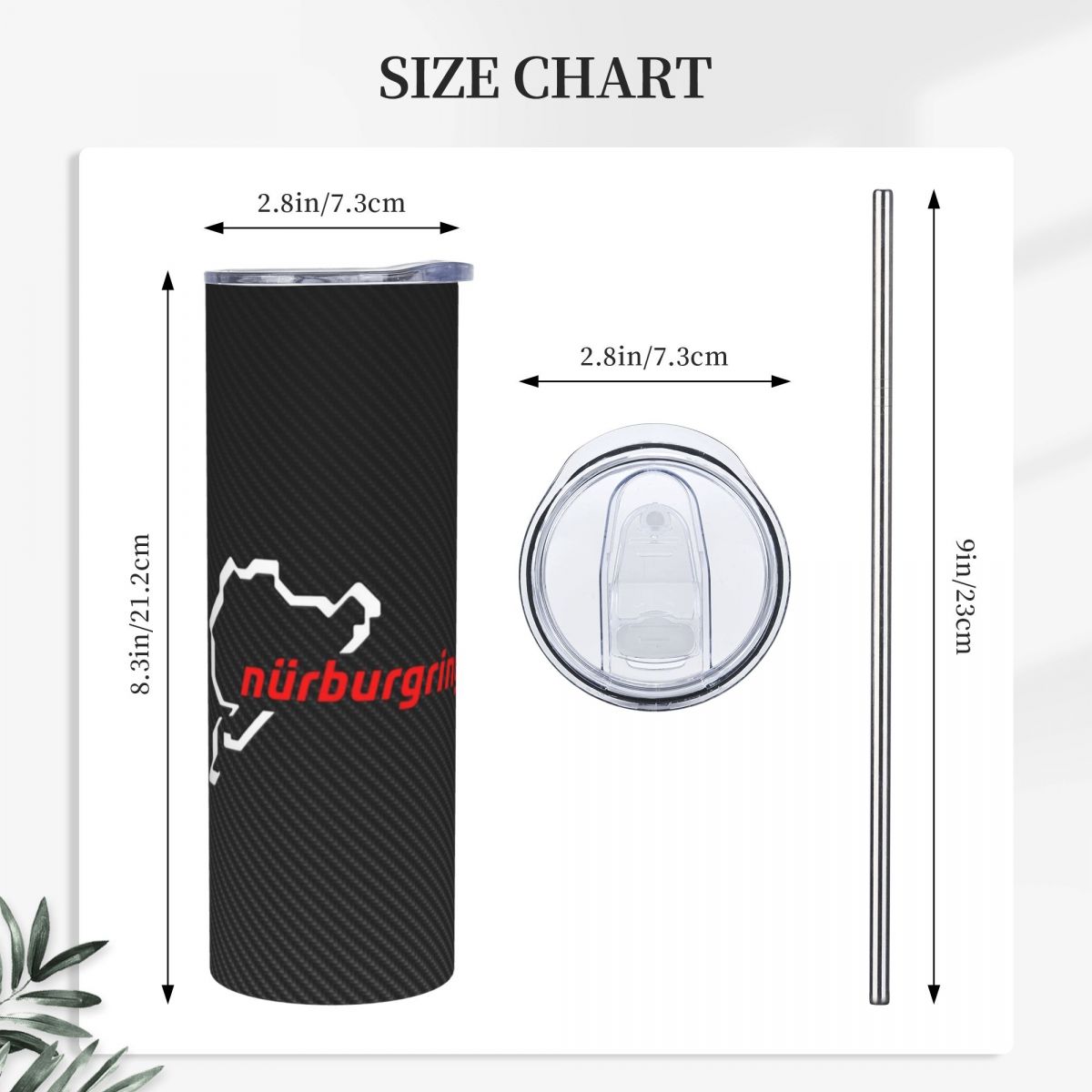 แก้วน้ำสแตนเลสสีขาวแดงลายคาร์บ - Tumbler 20Oz White บทวิจารณ์และราคา
